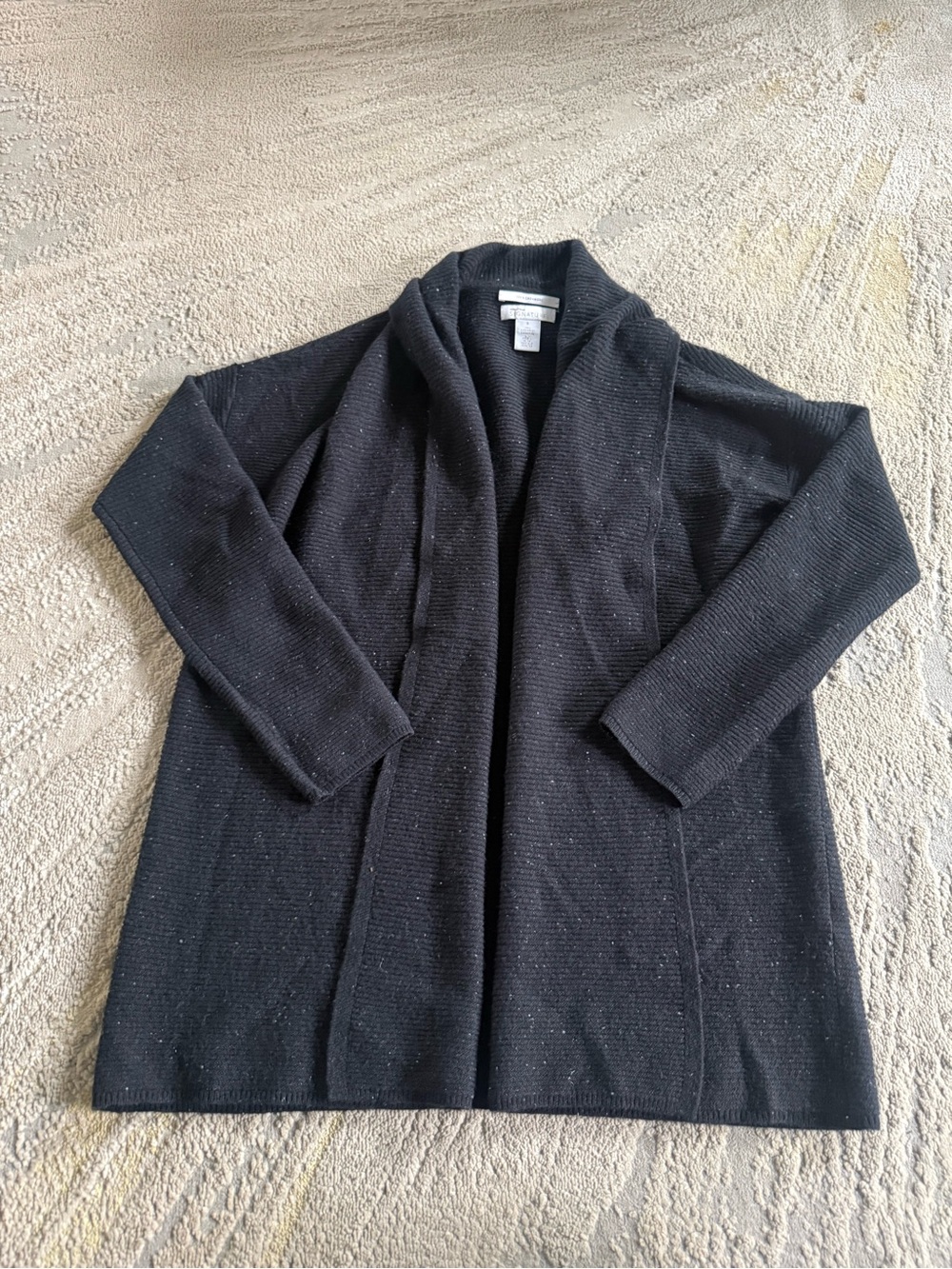 Nordstrom 100% cashmere cardigan sweater open front small
